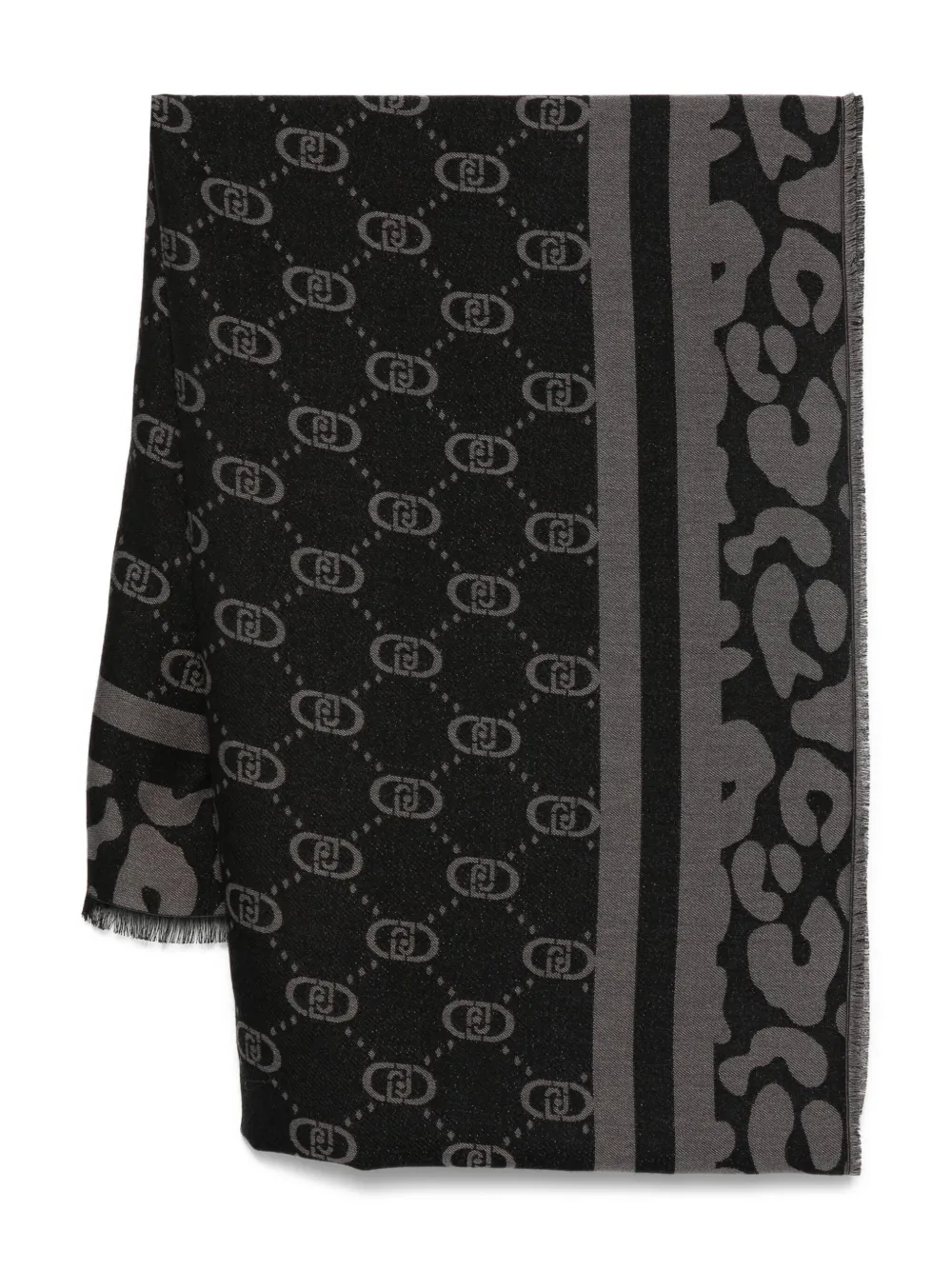 Шарф с монограммой LIU JO, черный
Шарф с монограммой LIU JO, черный