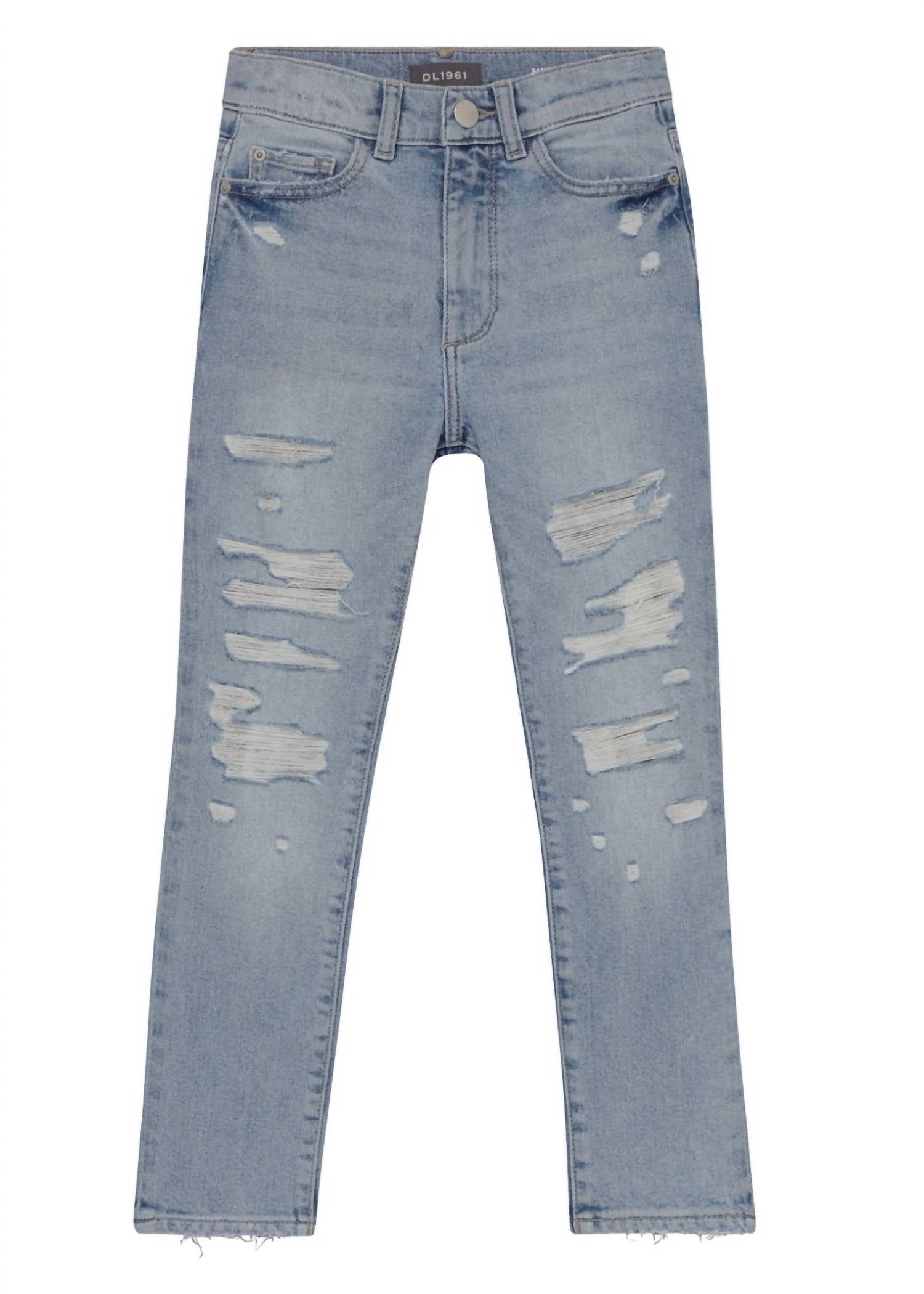 Джинсы Emie Straight для девочек с эффектом потертости Ice Distressed DL1961 - Kids'
Джинсы Emie Straight для девочек с эффектом потертости Ice Distressed DL1961 - Kids'