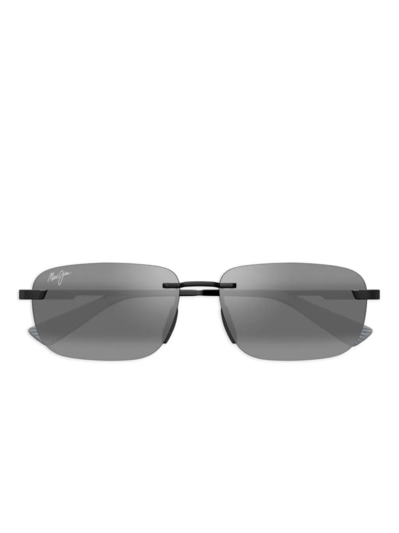 Солнцезащитные очки Maui Jim без оправы с тонированными стеклами, серый 
Солнцезащитные очки Maui Jim без оправы с тонированными стеклами, серый