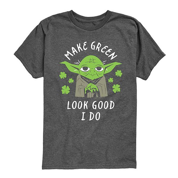 Футболка с принтом Boys 8-20 Star Wars Yoda Make Green Look Good I Do Licensed Character, Heather Charcoal
Футболка с принтом Boys 8-20 Star Wars Yoda Make Green Look Good I Do Licensed Character, Heather Charcoal