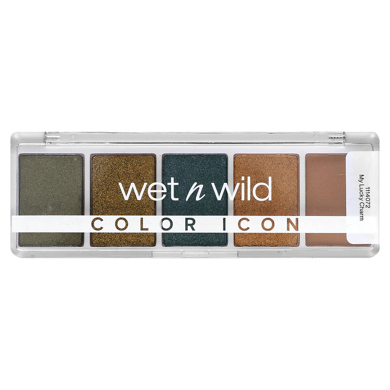 wet n wild, ColorIcon, палитра теней из 5 оттенков, 1114072 My Lucky Charm, 6 г (0,21 унции)
wet n wild, ColorIcon, палитра теней из 5 оттенков, 1114072 My Lucky Charm, 6 г (0,21 унции)