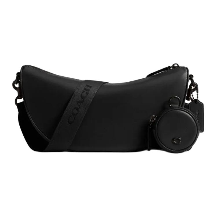 COACH Сумка через плечо HALL из коровьей кожи, большая унисекс черная
COACH Сумка через плечо HALL из коровьей кожи, большая унисекс черная