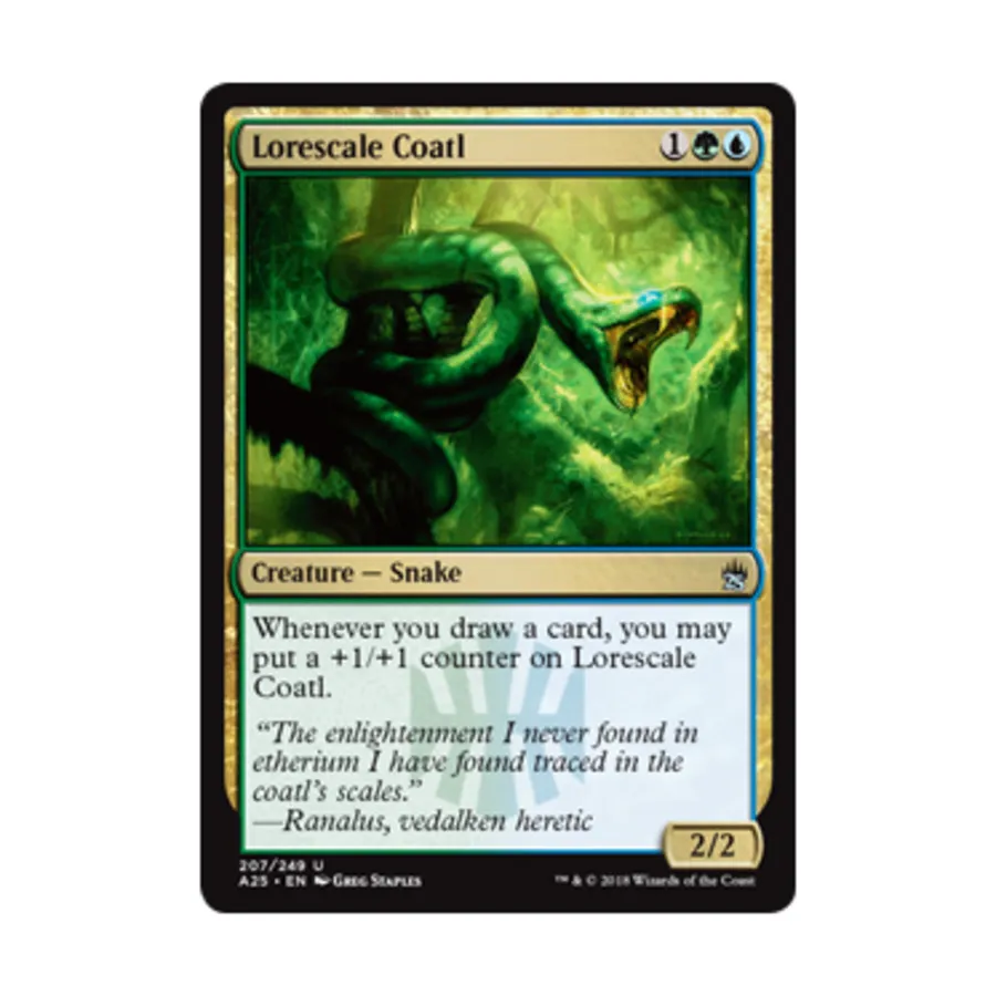 CCG Лорескейл Коатл (U), MTG - Masters 25
CCG Лорескейл Коатл (U), MTG - Masters 25