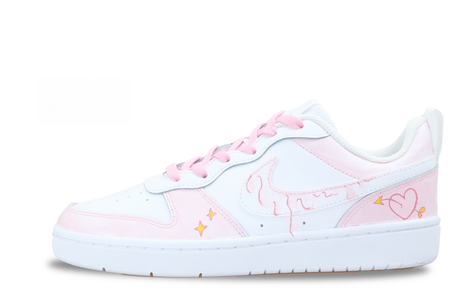 Nike Кроссовки для скейтбординга Court Borough Pink Cute Sweetheart низкие детские White Pink Unisex
Nike Кроссовки для скейтбординга Court Borough Pink Cute Sweetheart низкие детские White Pink Unisex