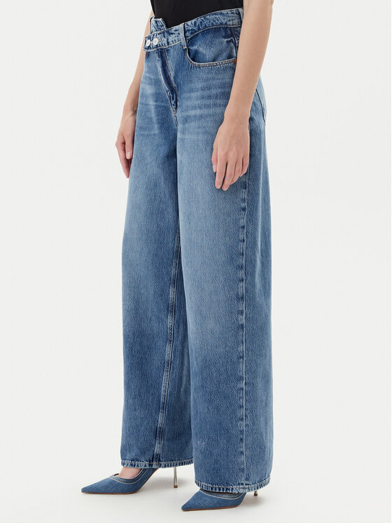 Джинсы с широкими штанинами W5YA2G D5QKB Guess, синий
Джинсы с широкими штанинами W5YA2G D5QKB Guess, синий