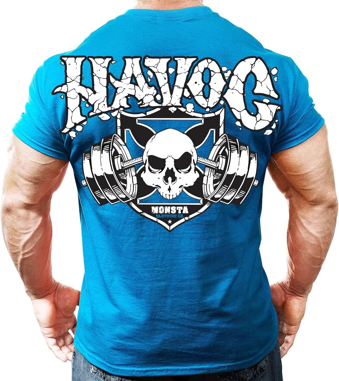 Monsta Clothing Co. Мужская футболка для тренировок Bodybuilding Workout (Havoc Barbell)
Monsta Clothing Co. Мужская футболка для тренировок Bodybuilding Workout (Havoc Barbell)