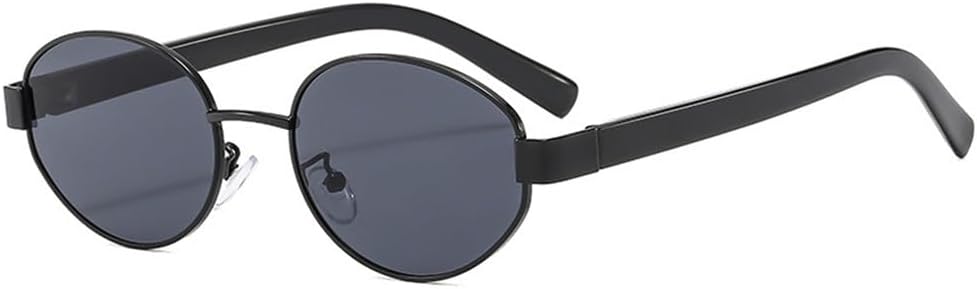 Ретро металлические овальные солнцезащитные очки для женщин с прозрачными линзами и защитой от УФ-излучения UV400 для мужчин, панк-солнцезащитные очки HDUBFY, Black Grey
Ретро металлические овальные солнцезащитные очки для женщин с прозрачными линзами и защитой от УФ-излучения UV400 для мужчин, панк-солнцезащитные очки HDUBFY, Black Grey