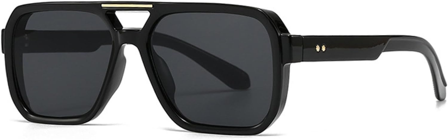 Модные солнцезащитные очки с двойной перемычкой для женщин, ретро-очки с заклепками, голубые солнцезащитные очки UV400 для мужчин, солнцезащитные очки с градиентной защитой для активного отдыха VVTWSSW, Black Grey
Модные солнцезащитные очки с двойной перемычкой для женщин, ретро-очки с заклепками, голубые солнцезащитные очки UV400 для мужчин, солнцезащитные очки с градиентной защитой для активного отдыха VVTWSSW, Black Grey