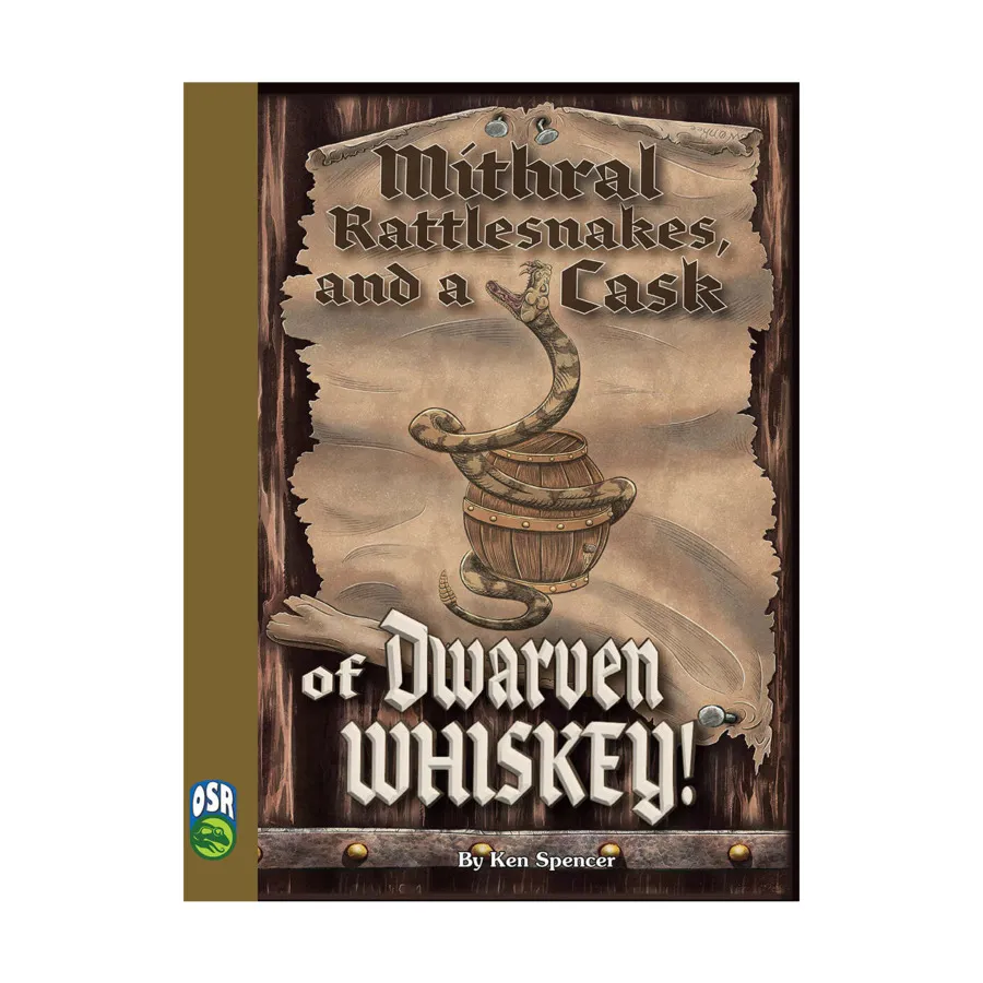 Модуль Mithral, Rattlesnakes, and a Cask of Dwarven Whiskey (OSR), OSR (Frog God Games)
Модуль Mithral, Rattlesnakes, and a Cask of Dwarven Whiskey (OSR), OSR (Frog God Games)