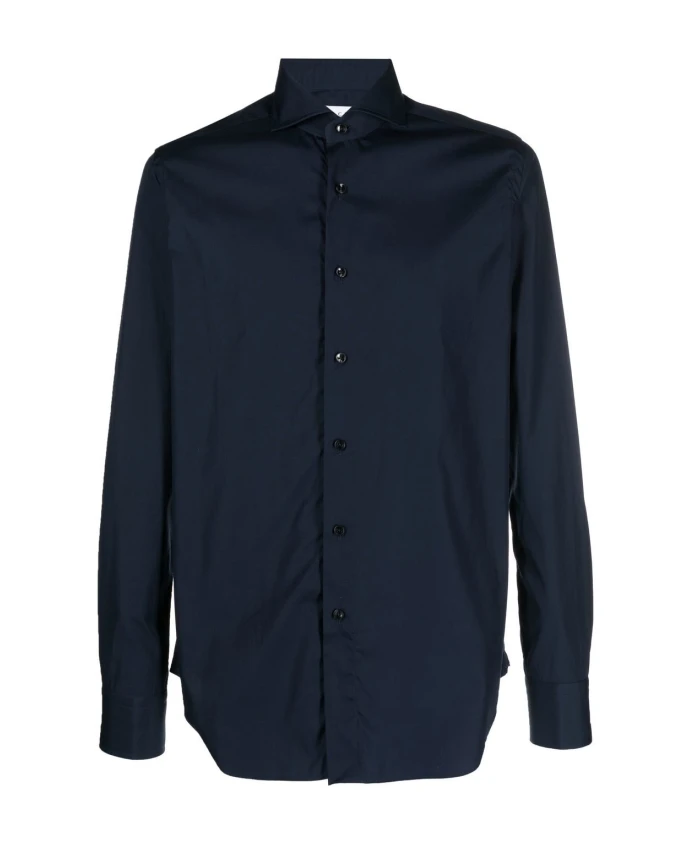 Темно-Синяя хлопковая рубашка с французским воротником Xacus, синий
Темно-Синяя хлопковая рубашка с французским воротником Xacus, синий