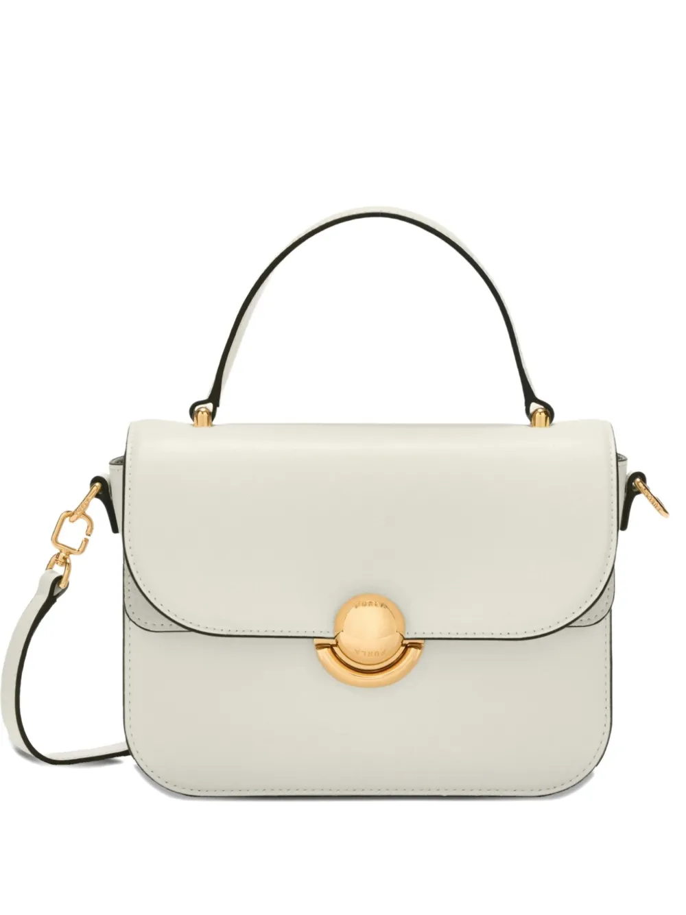 Маленькая сумка через плечо Sfera с верхней ручкой Furla, белый 
Маленькая сумка через плечо Sfera с верхней ручкой Furla, белый