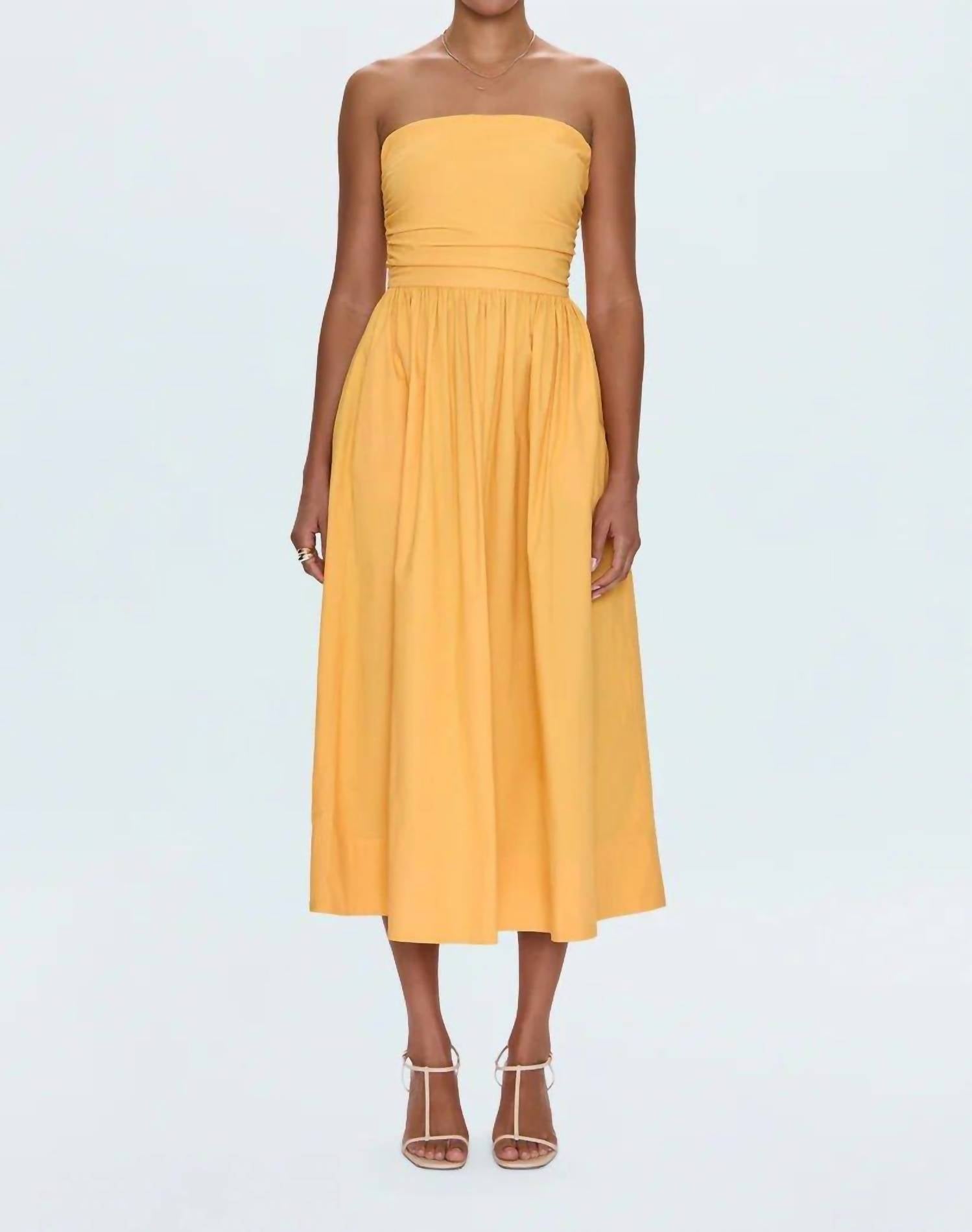 Флоренс платье с открытой спиной в цвете папайя PISTOLA, Papaya
Флоренс платье с открытой спиной в цвете папайя PISTOLA, Papaya