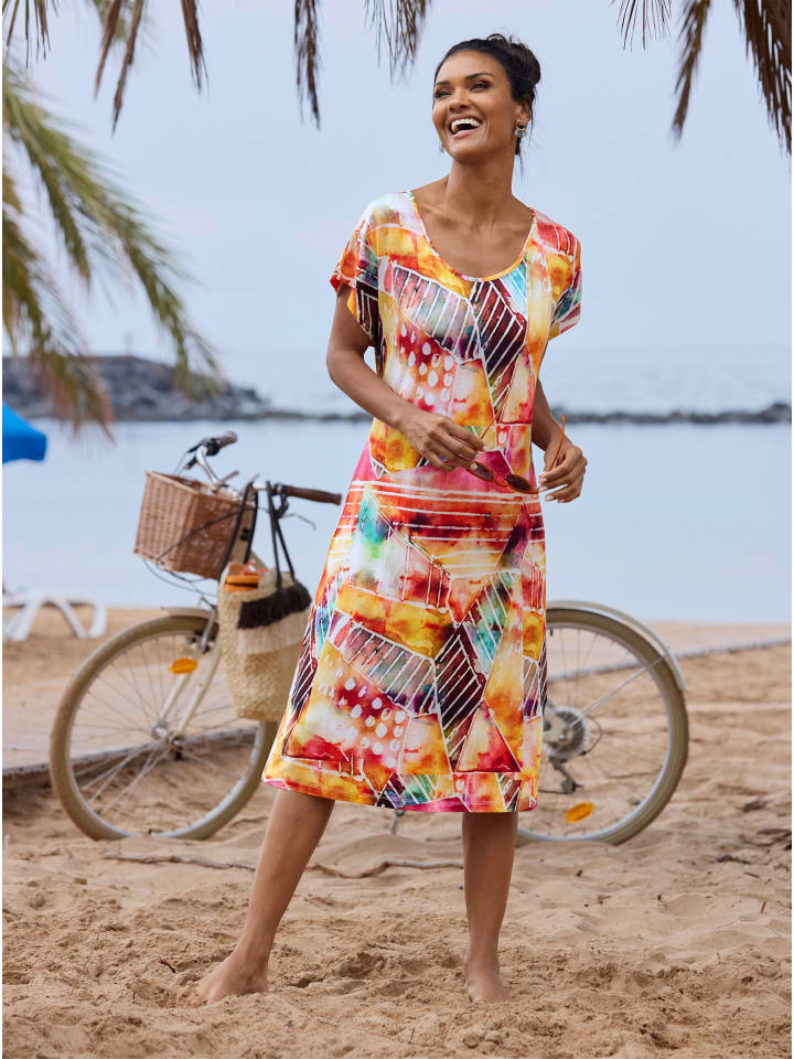 Летнее платье с принтом желтого и фуксиевого цветов WITT WEIDEN
Летнее платье с принтом желтого и фуксиевого цветов WITT WEIDEN