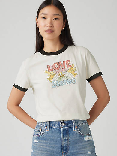 Футболка с графическим принтом и культовым звонком Levi's, цвет Love In Stereo Egret - White
Футболка с графическим принтом и культовым звонком Levi's, цвет Love In Stereo Egret - White