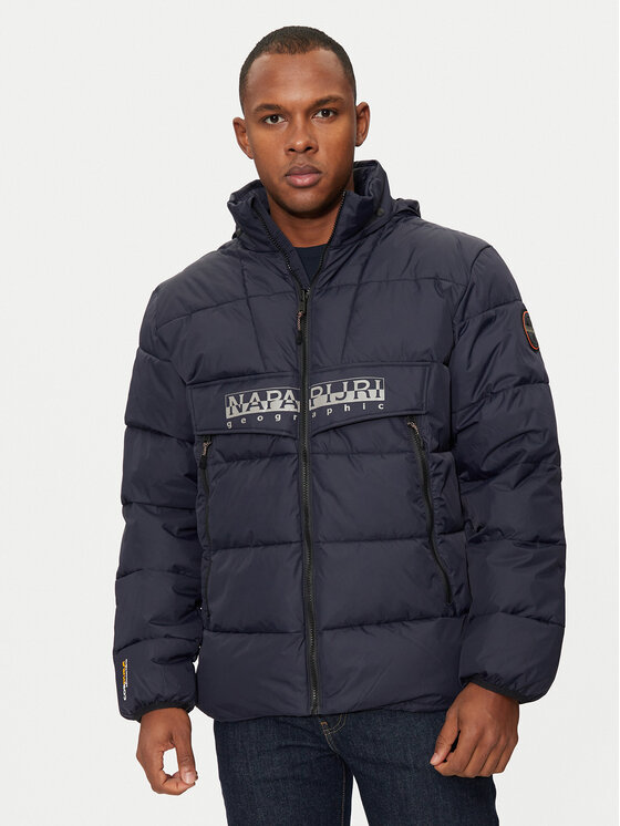 Пуховик стандартного кроя Napapijri, синий
Пуховик стандартного кроя Napapijri, синий
