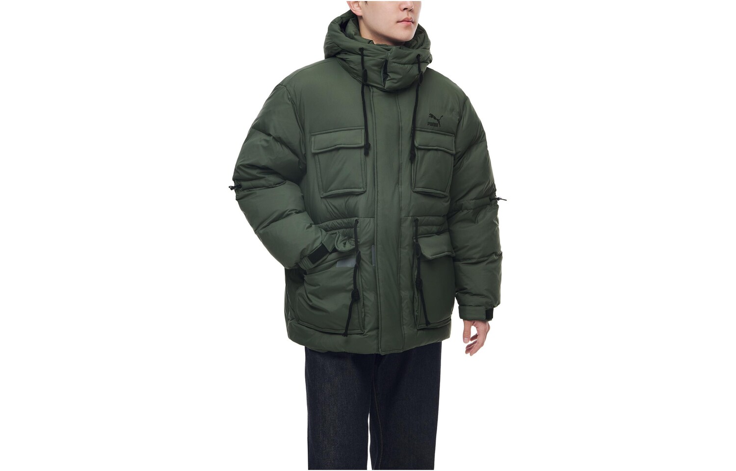 Пуховик мужской зеленый Puma, зеленый
Пуховик мужской зеленый Puma, зеленый