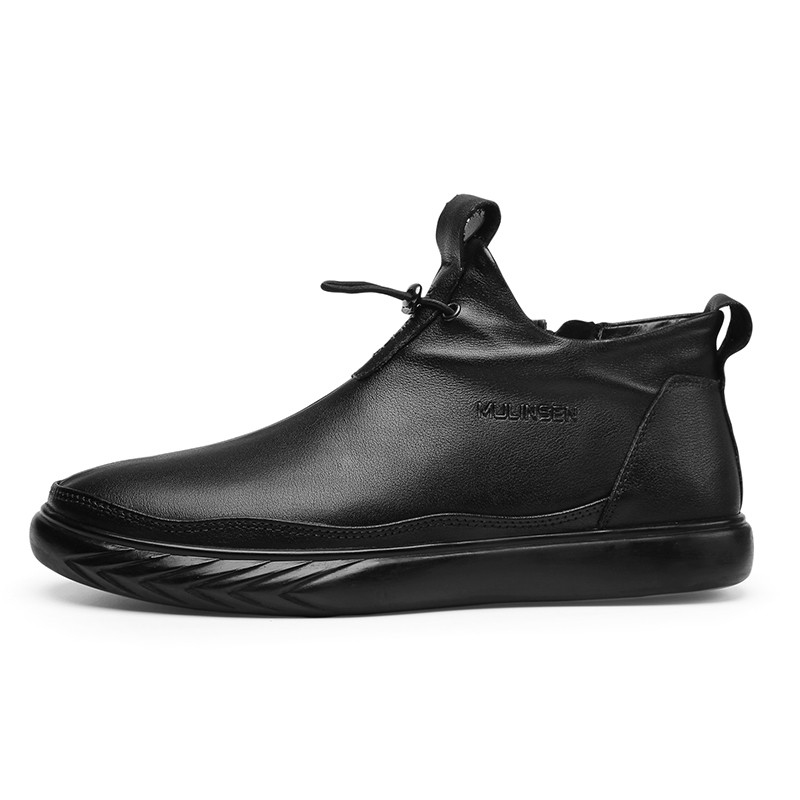 Mulinsen Мужские повседневные туфли с высоким берцем, темно-коричневые
Mulinsen Мужские повседневные туфли с высоким берцем, темно-коричневые