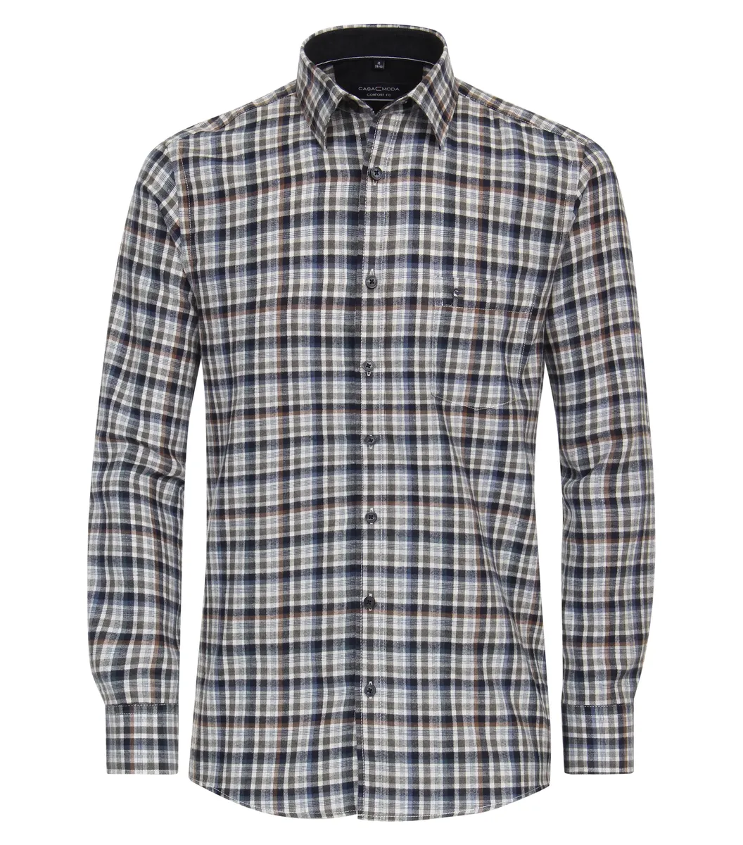Рубашка CASAMODA с длинными рукавами "Повседневная рубашка CASAMODA в клетку", синий
Рубашка CASAMODA с длинными рукавами "Повседневная рубашка CASAMODA в клетку", синий