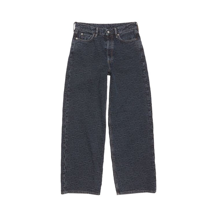 Джинсы Acne Studios 1981M Monogram Jeans 'Blue/Black', синий 
Джинсы Acne Studios 1981M Monogram Jeans 'Blue/Black', синий