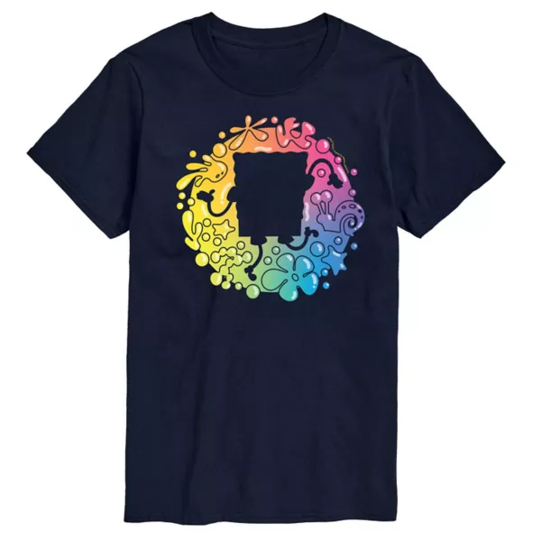 Мужская футболка с принтом Губки Боба Квадратные Штаны Nickelodeon, синий
Мужская футболка с принтом Губки Боба Квадратные Штаны Nickelodeon, синий