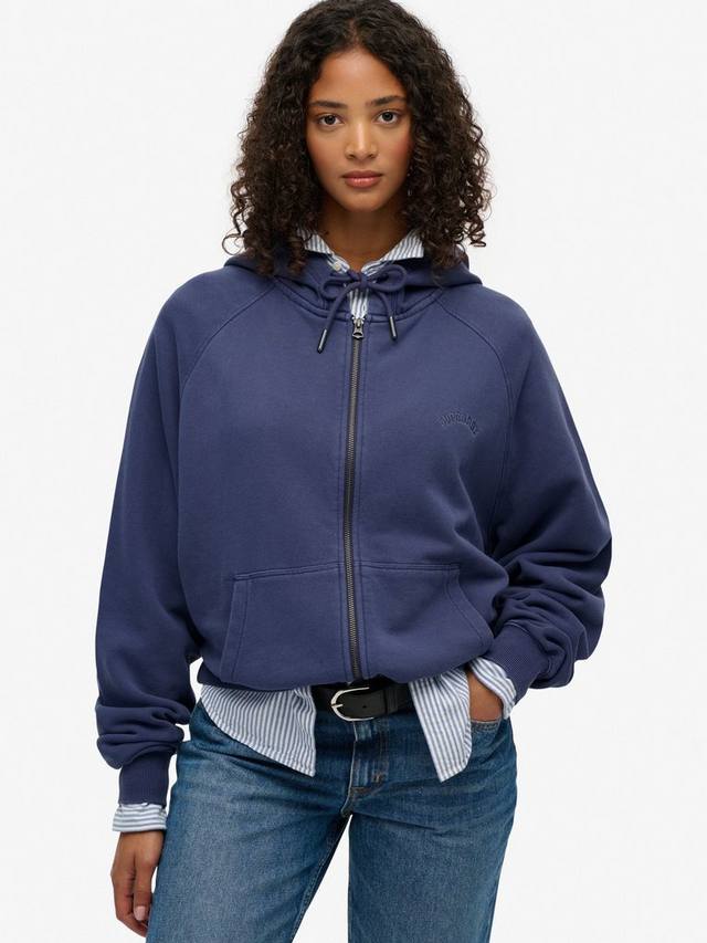 Эссеншиал лого гармент дайд зип худи Superdry, Mariner Navy
Эссеншиал лого гармент дайд зип худи Superdry, Mariner Navy