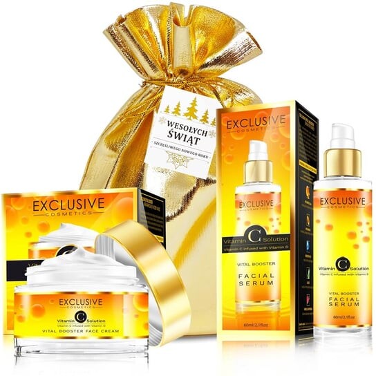 Подарочный набор косметики для женщин Сыворотка + крем Эксклюзивная косметика, Exclusive Cosmetics 
Подарочный набор косметики для женщин Сыворотка + крем Эксклюзивная косметика, Exclusive Cosmetics