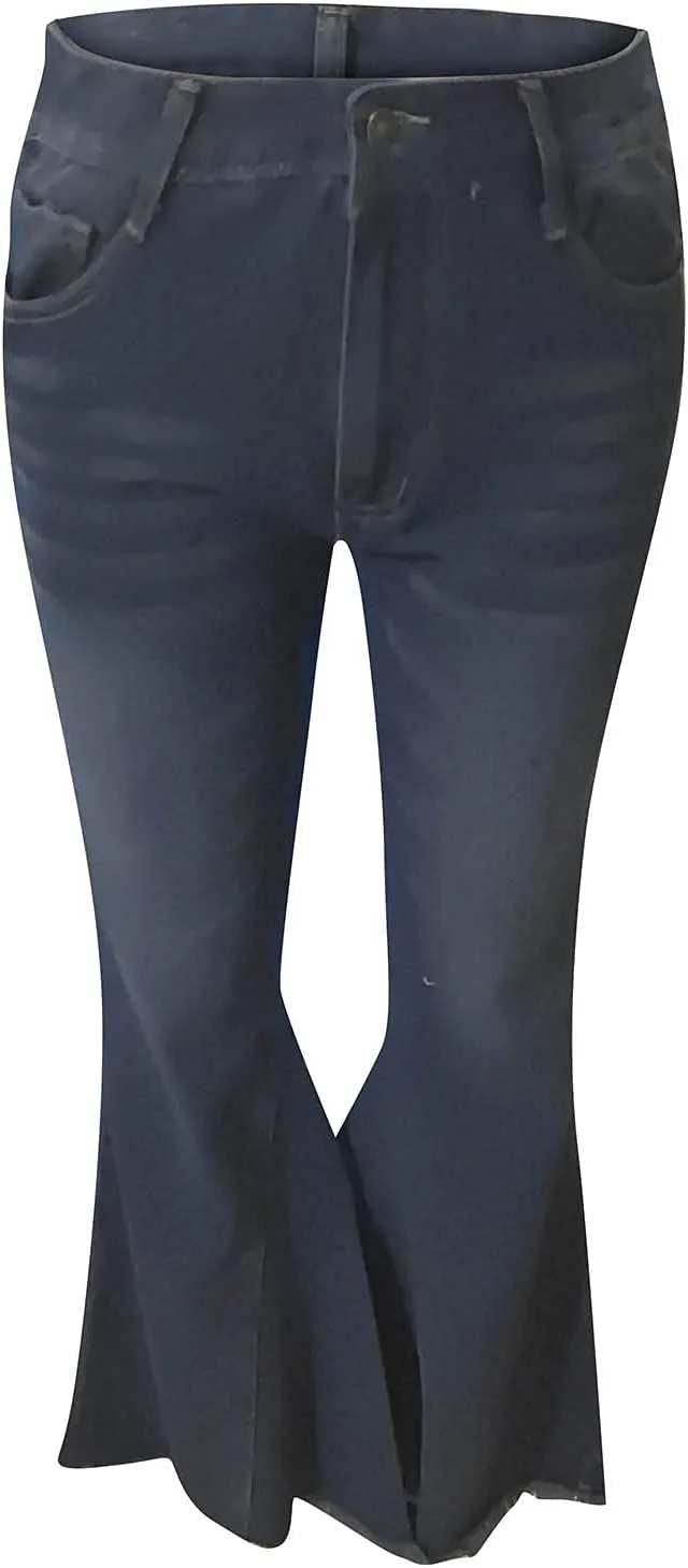 Женские джинсы флэра с высокой посадкой, стрейч, буткат
Женские джинсы флэра с высокой посадкой, стрейч, буткат