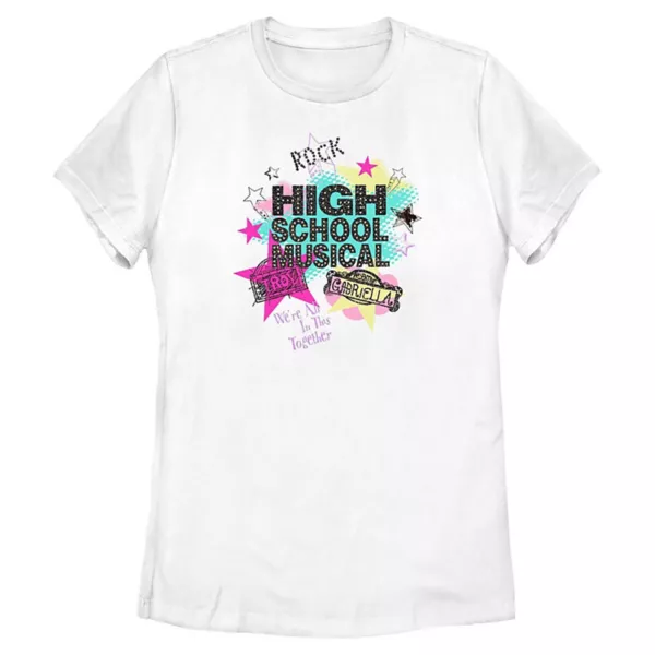 Футболка с рисунком в стиле doodle для учеников выпускного класса мюзикла Disney, белый
Футболка с рисунком в стиле doodle для учеников выпускного класса мюзикла Disney, белый