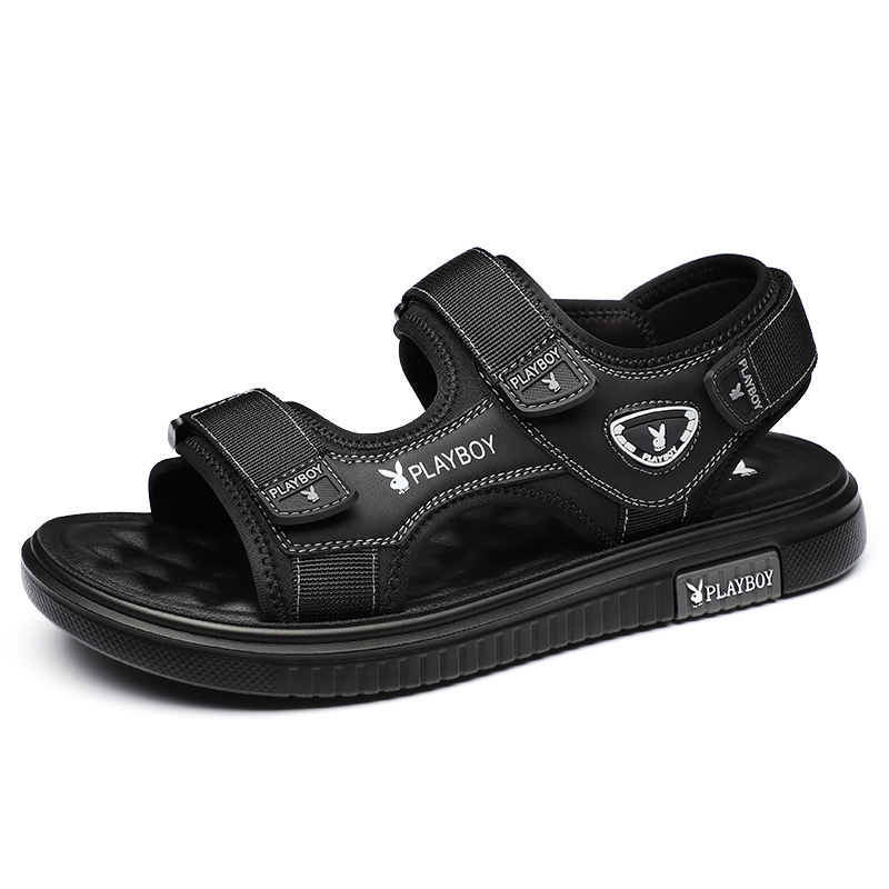 Playboy Пляжные сандалии мужские черные, цвет Black
Playboy Пляжные сандалии мужские черные, цвет Black