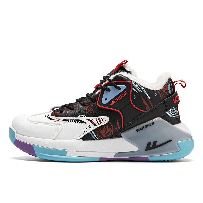 WARRIOR Баскетбольные кроссовки мужские, средние, красные/синие 
WARRIOR Баскетбольные кроссовки мужские, средние, красные/синие