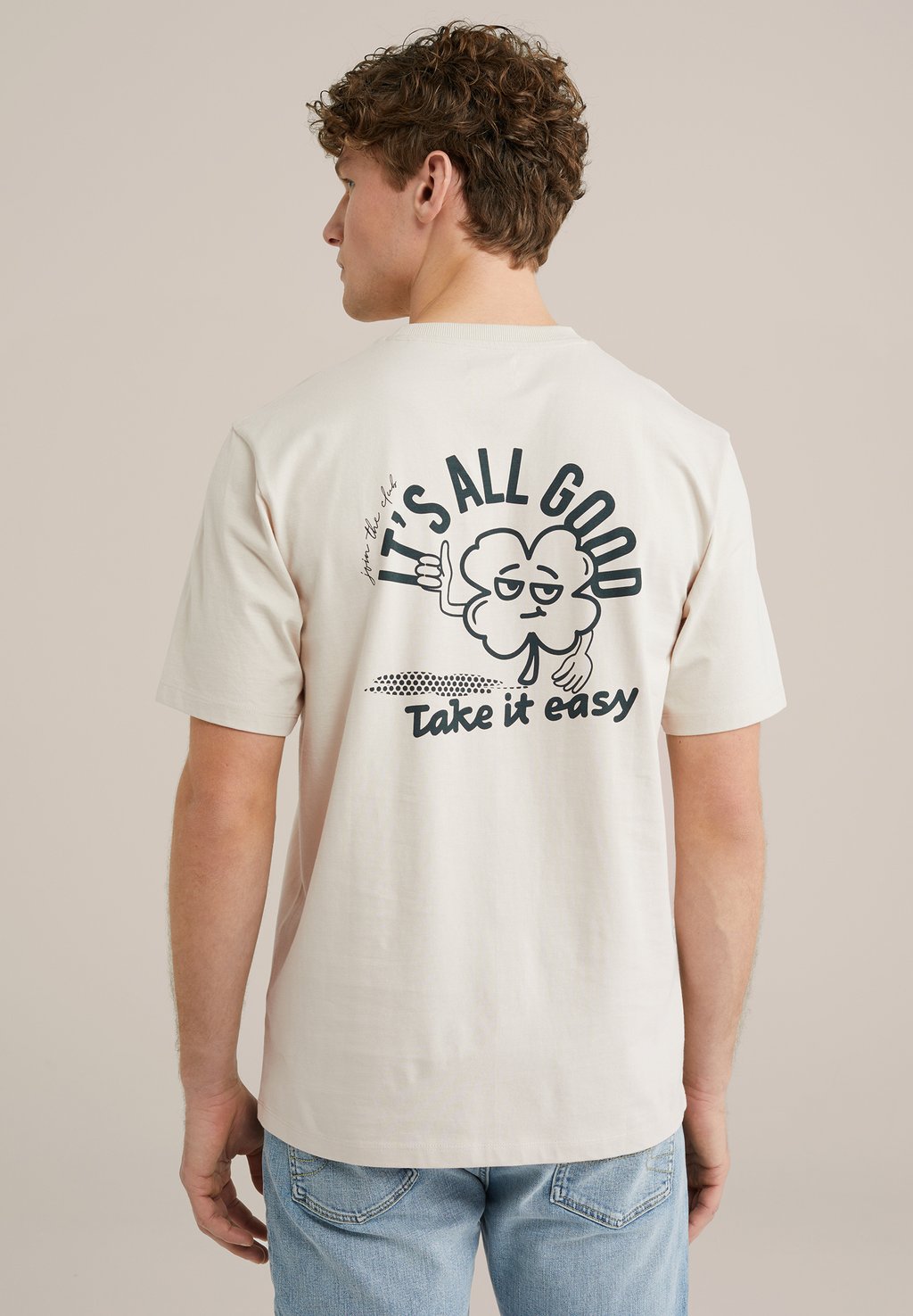 Футболка с принтом WE Fashion, бежевый
Футболка с принтом WE Fashion, бежевый