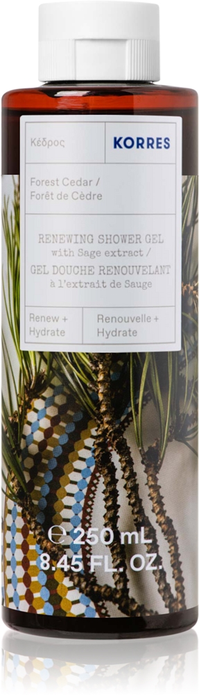 Освежающий гель для душа «Лесной кедр» Korres, 250 мл
Освежающий гель для душа «Лесной кедр» Korres, 250 мл