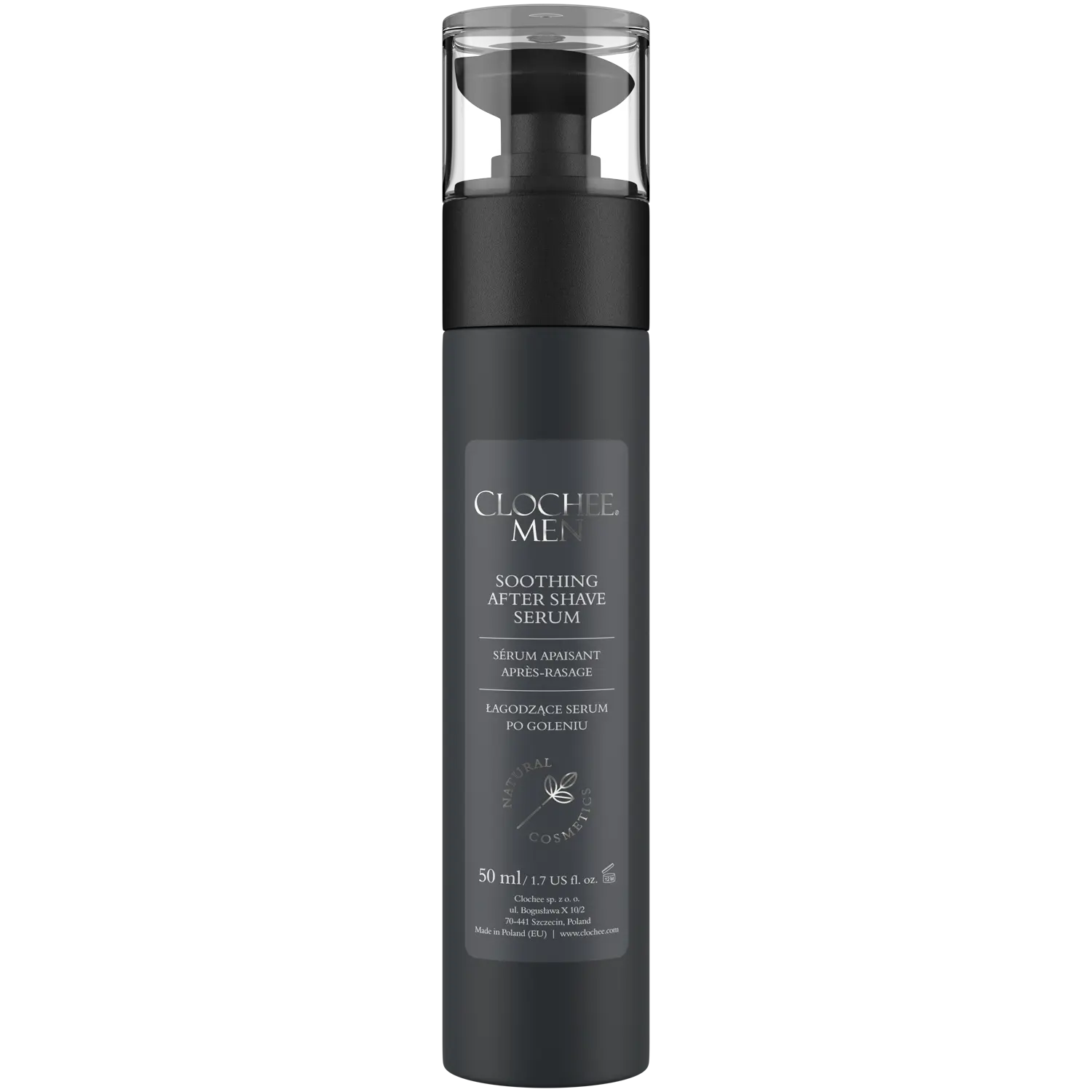 Clochee Men Успокаивающая сыворотка после бритья, 50 мл
Clochee Men Успокаивающая сыворотка после бритья, 50 мл