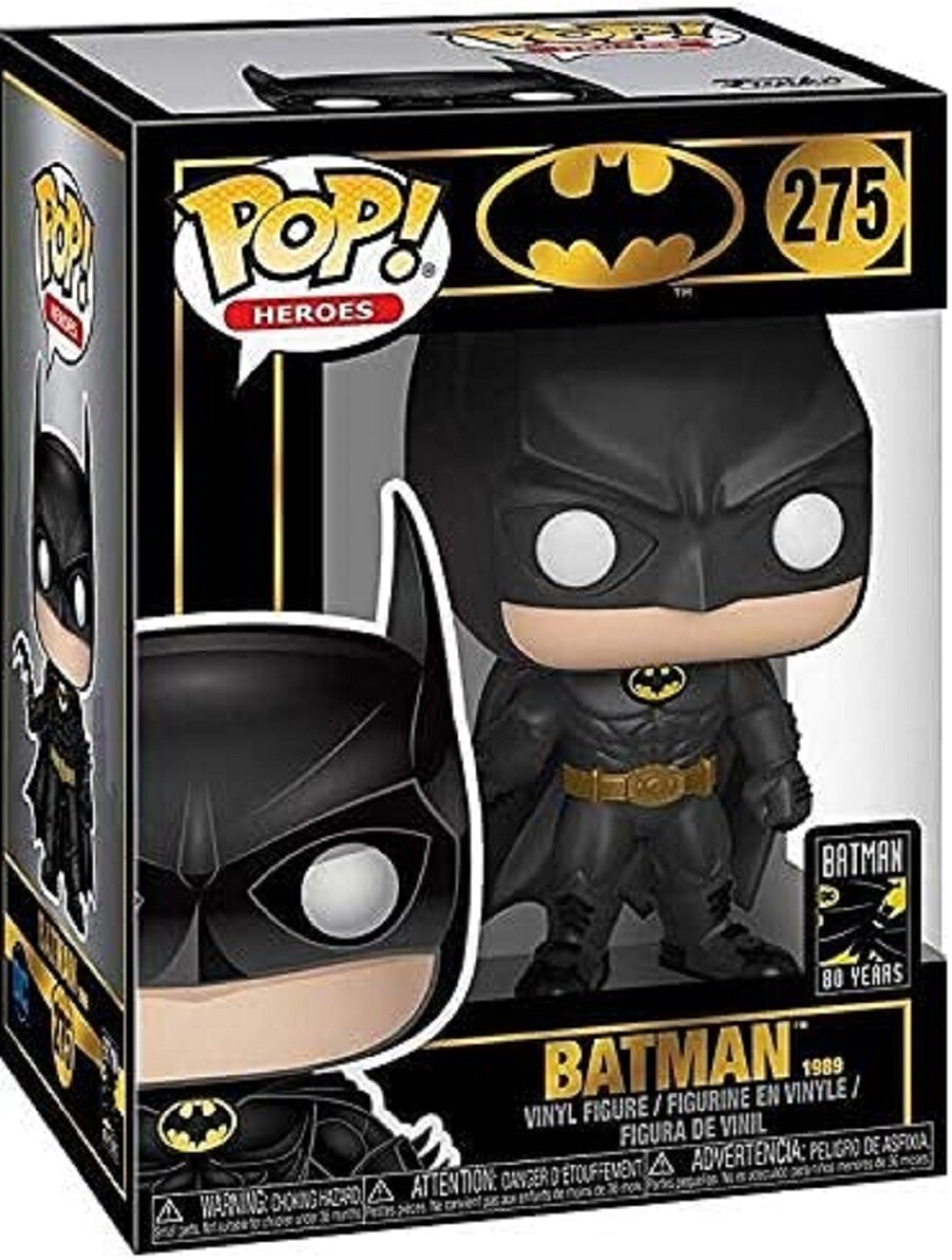 Фигурка Funko POP! DC Heroes: Batman 80th - Batman (1989)
Фигурка Funko POP! DC Heroes: Batman 80th - Batman (1989)