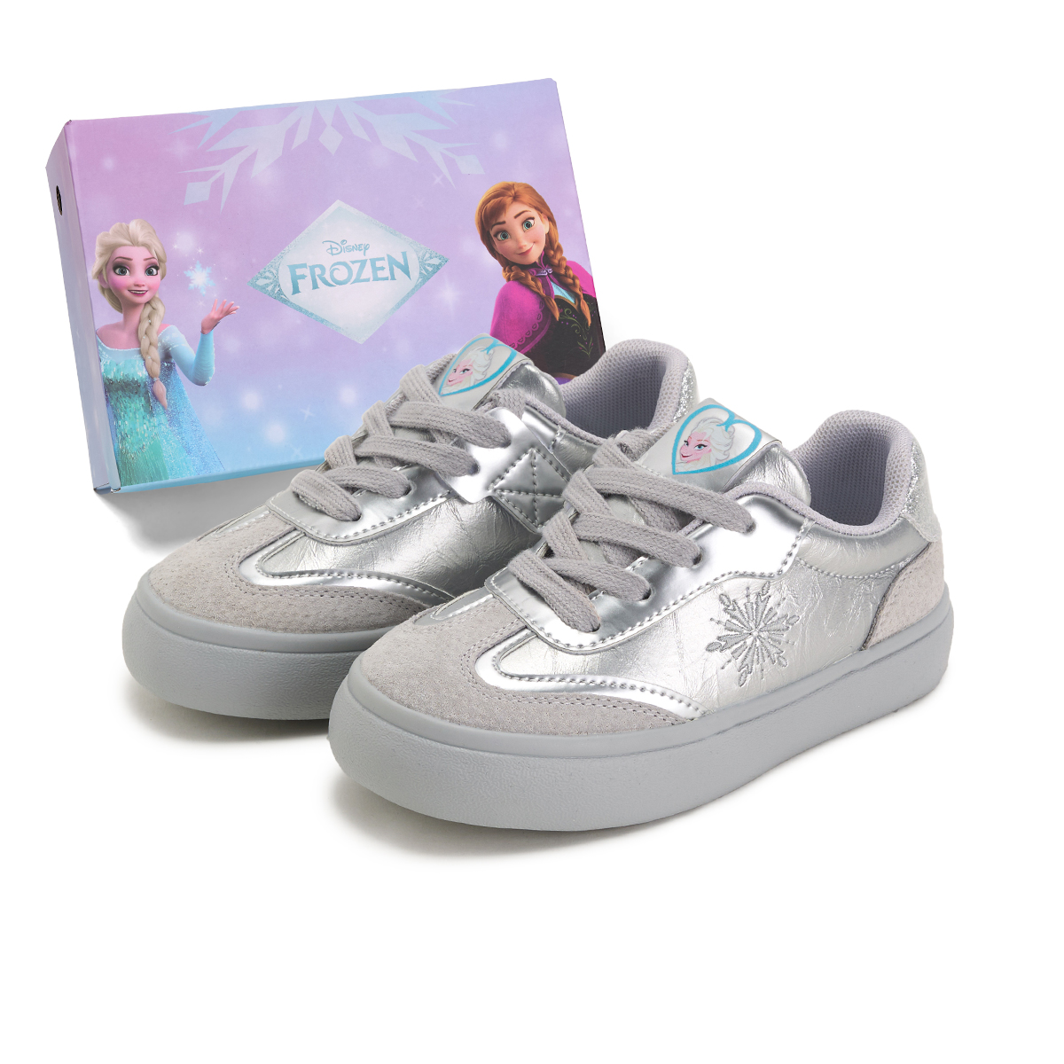 Кроссовки серии Frozen Series с противоскользящей амортизацией и защитой от ударов, износостойкие, с низким верхом, для детей Disney, серебряный
Кроссовки серии Frozen Series с противоскользящей амортизацией и защитой от ударов, износостойкие, с низким верхом, для детей Disney, серебряный
