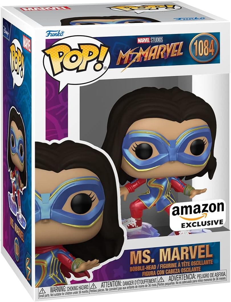 Фигурка Funko Pop! Marvel: Ms. Marvel - Ms. Marvel, Amazon Exclusive
Фигурка Funko Pop! Marvel: Ms. Marvel - Ms. Marvel, Amazon Exclusive