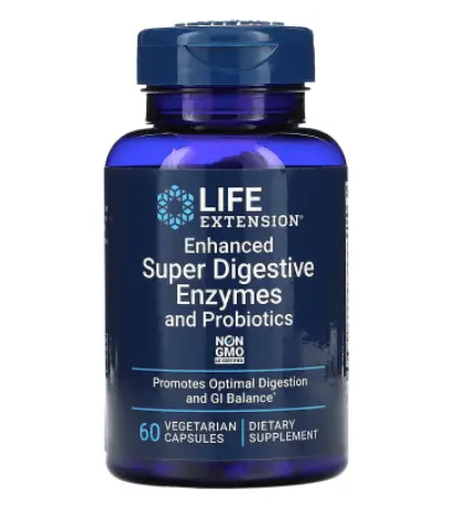 Усовершенствованная смесь пищеварительных ферментов и пробиотиков 60 капсул Life Extension
Усовершенствованная смесь пищеварительных ферментов и пробиотиков 60 капсул Life Extension