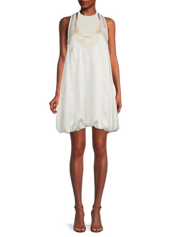 Атласное пышное платье с нагрудником Valentino Ice sea shell
Атласное пышное платье с нагрудником Valentino Ice sea shell