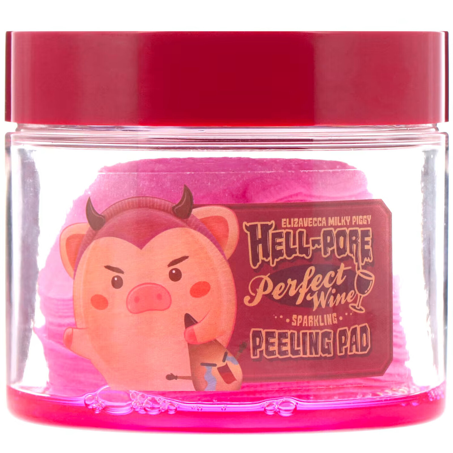 Elizavecca, Milky Piggy, Hell-Pore, диски для пилинга лица на основе игристого вина, 30 штук
Elizavecca, Milky Piggy, Hell-Pore, диски для пилинга лица на основе игристого вина, 30 штук