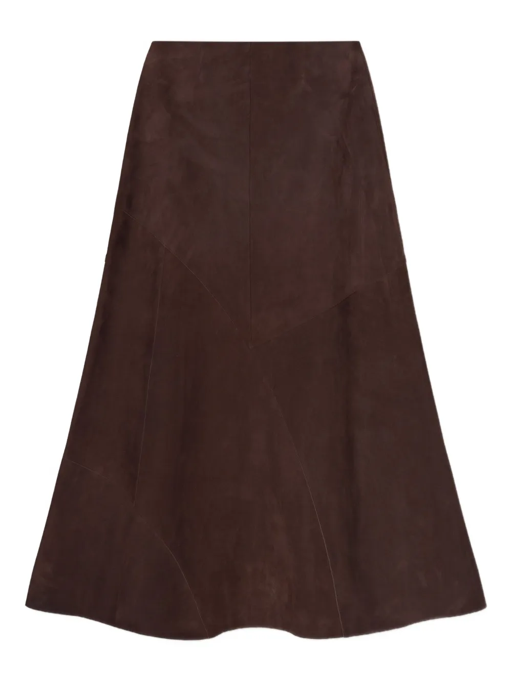 Кожаная юбка миди А-силуэта AERON, коричневый
Кожаная юбка миди А-силуэта AERON, коричневый