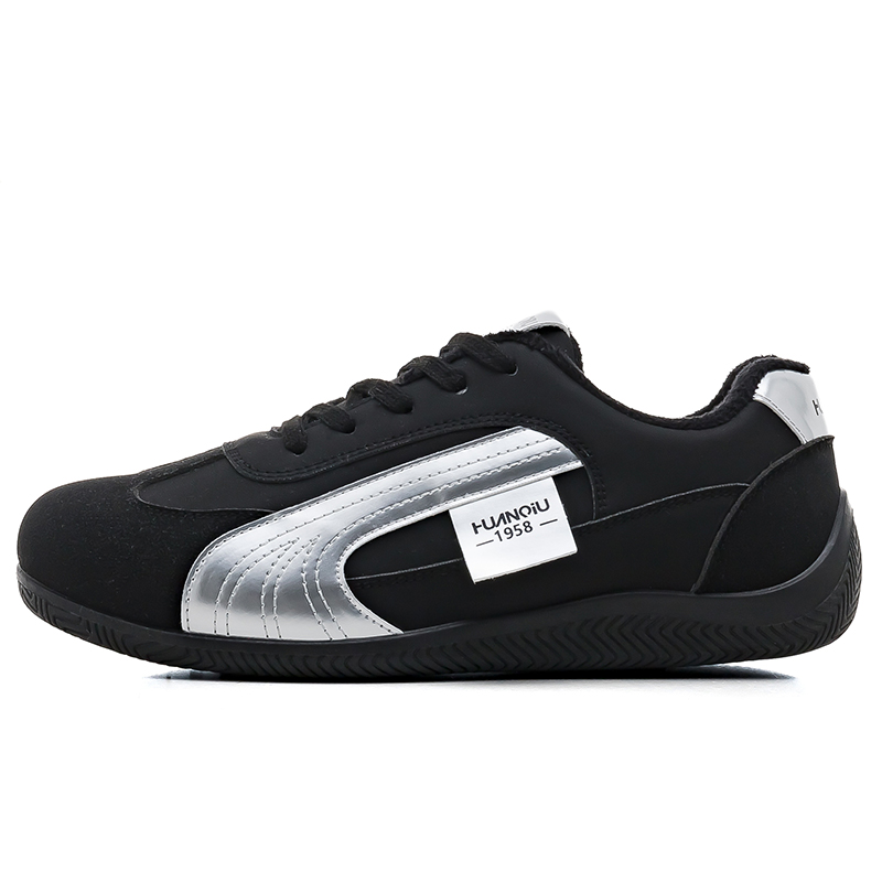 HUANQIU Дышащие и легкие низкие повседневные кроссовки Men's Black Silver
HUANQIU Дышащие и легкие низкие повседневные кроссовки Men's Black Silver