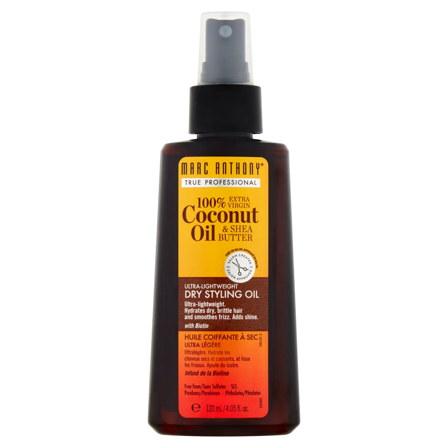 Marc Anthony Coconut Oil & Shea Butter ультралегкое масло для сухой укладки волос с кокосовым маслом и биотином, 120 мл
Marc Anthony Coconut Oil & Shea Butter ультралегкое масло для сухой укладки волос с кокосовым маслом и биотином, 120 мл
