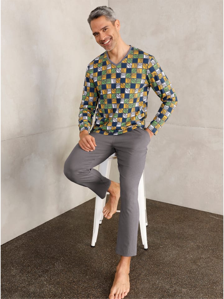 WITT WEIDEN Пижама антрацитового цвета с принтом антрацитово-охристого оттенка
WITT WEIDEN Пижама антрацитового цвета с принтом антрацитово-охристого оттенка