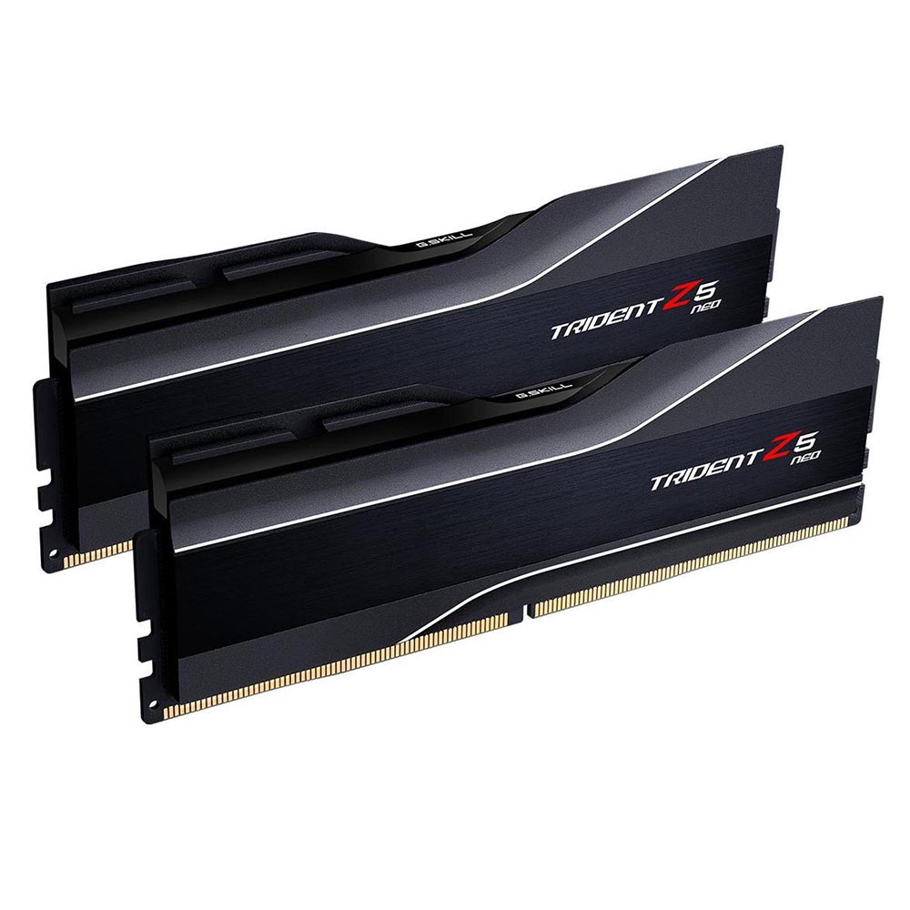 Оперативная память G.SKILL Trident Z5 Neo, 32 Гб (2x16 Гб), DDR5, 6000 МГц, F5-6000J3038F16GX2-TZ5N, черный
Оперативная память G.SKILL Trident Z5 Neo, 32 Гб (2x16 Гб), DDR5, 6000 МГц, F5-6000J3038F16GX2-TZ5N, черный