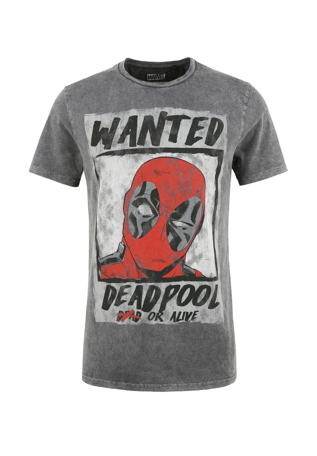 Футболка с плакатом «Разыскивается Дэдпул» с крутым принтом Marvel Re:Covered, серый
Футболка с плакатом «Разыскивается Дэдпул» с крутым принтом Marvel Re:Covered, серый