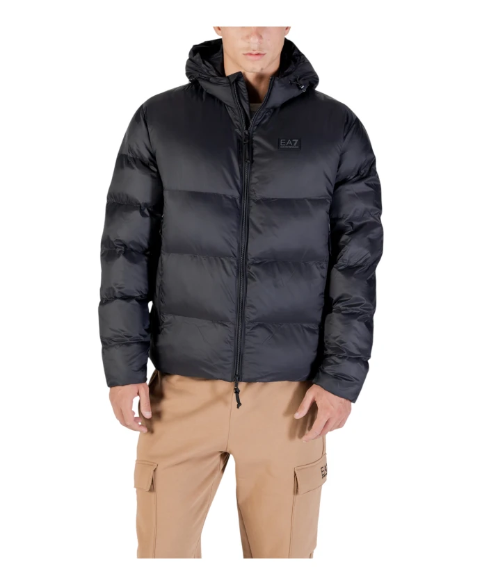Пуховая куртка-бомбер в городском стиле Emporio Armani Ea7, черный
Пуховая куртка-бомбер в городском стиле Emporio Armani Ea7, черный