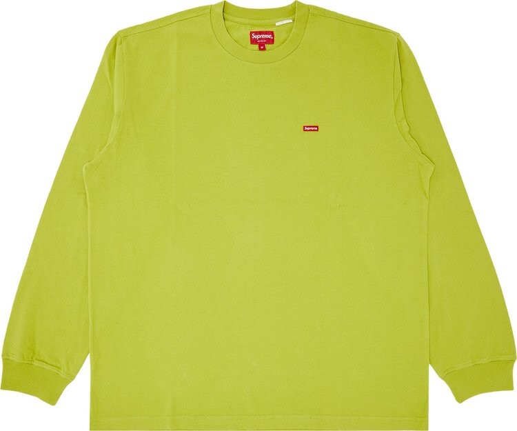 Лонгслив Supreme Small Box Long-Sleeve Tee 'Green', зеленый 
Лонгслив Supreme Small Box Long-Sleeve Tee 'Green', зеленый