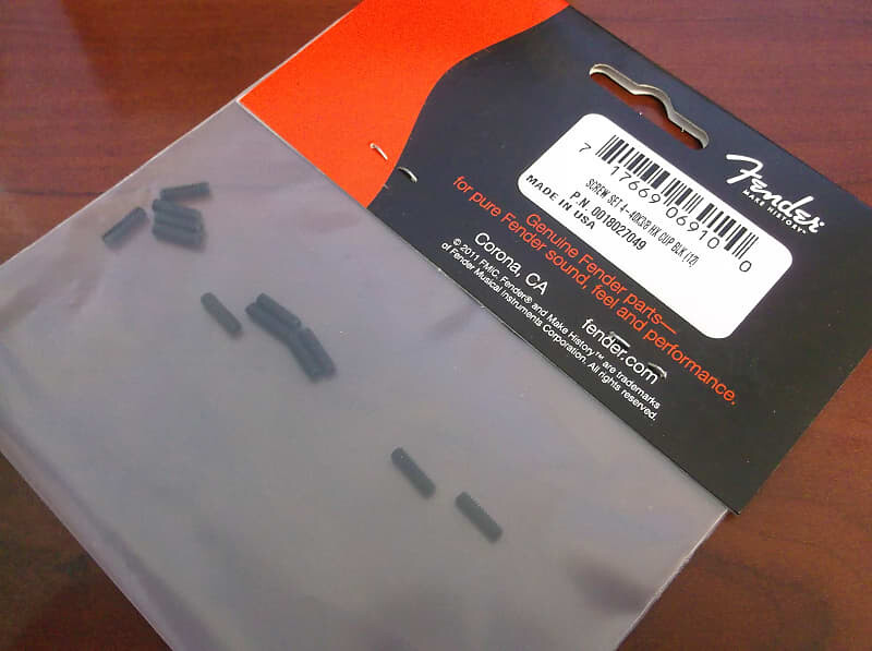 Винты для регулировки высоты гитары Fender #4-40 x 3/8 дюйма, 001-8027-049
Винты для регулировки высоты гитары Fender #4-40 x 3/8 дюйма, 001-8027-049