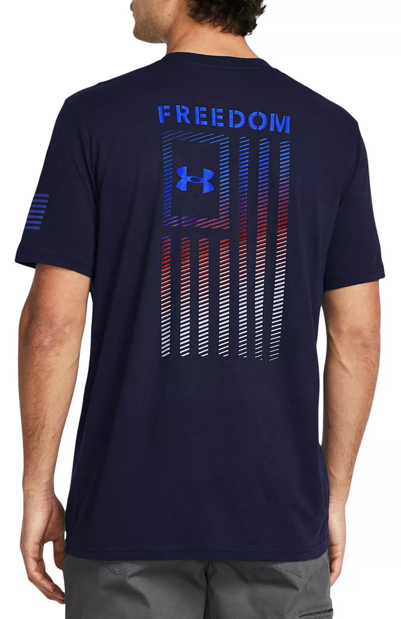 Мужская футболка с градиентом и флагом свободы Under Armour, цвет Midnight Navy/Team Royal
Мужская футболка с градиентом и флагом свободы Under Armour, цвет Midnight Navy/Team Royal