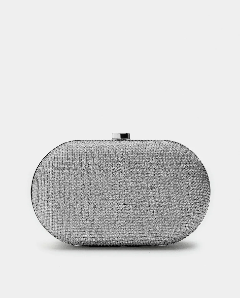 Клатч-сумка для вечеринок, которую можно носить на плече, с кнопочным замком Parfois, серебряный
Клатч-сумка для вечеринок, которую можно носить на плече, с кнопочным замком Parfois, серебряный